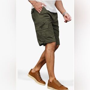 ABCKOKOIEE Men’s Cargo Shorts, Sz L